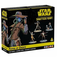 Миниатюры для настольной игры Star Wars: Shatterpoint - Fistful of Credits, Cad Bane Squad Pack, на английском Asmodee