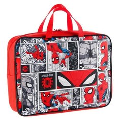 Папка с ручками А4, 35х27х10 см, текстиль, Человек-паук Marvel
