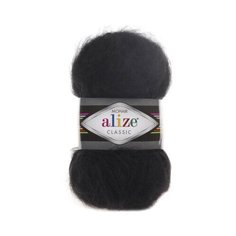 Пряжа Аlize Mohair Classik New 60 черный Alize