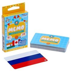 Настольная игра «мемо. Флаги. Мир», 2 штуки Десятое королевство