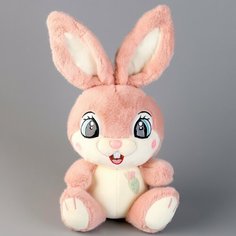 Мягкая игрушка "Зайка", 21 см, розовая Top Market