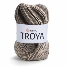 Пряжа YARNART Troya YarnArt, корич. принт - 2103, 22% шерсть, 78% акрил, 5 мотков, 100 г, 250 м.
