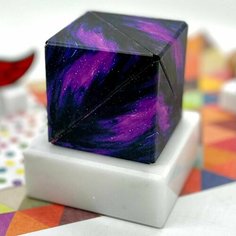 Головоломка анти стресс Бесконечный кубик Shengshou Infinity cube v2 Синий