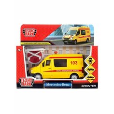Машинка металлическая mercedes-benz sprinter 103 14см Технопарк