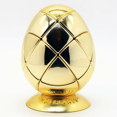 Коллекционная головоломка Mefferts 3x3x3 Egg Metalised (Limited Edition) Gold