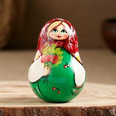 Неваляшка "Тюльпаны", 10-11 см Россия