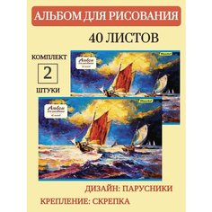 Альбом для рисования 40 листов 2 шт 1364844 Silwerhof