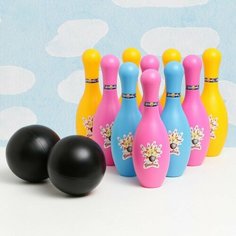 Набор игровой "Боулинг" 10 кеглей, 2 шара Uz Toy