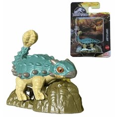 Фигурка мини динозавра Jurassic World Анкилозавр серия Micro Ankylosaurus Mattel HGL48