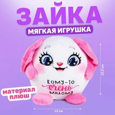 Мягкая игрушка "Кому-то очень милому", зайка Milo Toys