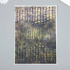 Декупажная карта "Дракон. Кожа." плотность 45г/м2, формат А4, 5 штук Noname