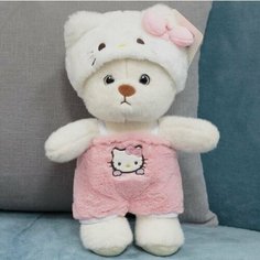 Мягкая игрушка Мишка в пижаме Hello Kitty Нет бренда