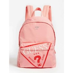 Рюкзак GUESS Розовый/Термопринт: красно-белый треугольник-логотип HGNOREPO223 PINK