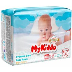 Подгузники-трусики MyKiddo Premium XXL 15-25кг 32шт