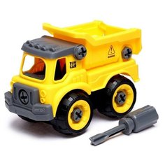 Конструктор винтовой «Самосвал», с отвёрткой, 22 детали No Brand