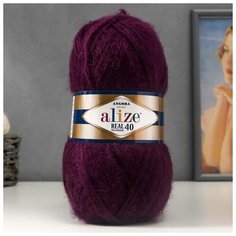 Пряжа "Angora real 40" 60% акрил, 40% шерсть 480м/100гр (111), 1шт Alize