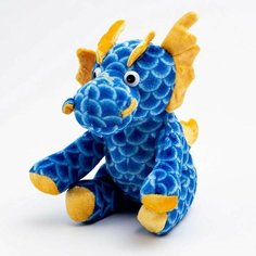 Мягкая игрушка "Дракон", 16 см, цвет синий Pro Market