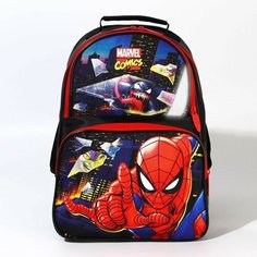 Рюкзак школьный с эргономической спинкой, 37х26х15 см, Человек-паук Marvel