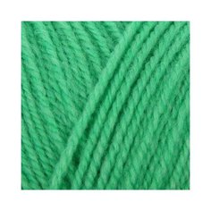 Пряжа "Подмосковная" 50% шерсть, комплект 2 шт, 50% акрил 250м/100гр (0057, светлый салат), Троицкая камвольная фабрика