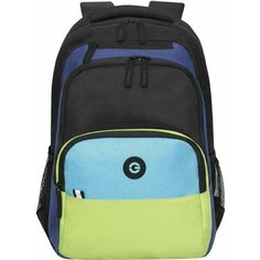 Рюкзак Grizzly RU-330-3/3 черный - голубой