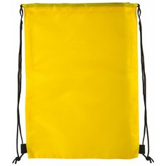 Мешок для обуви BRAUBERG прочный, на шнурке, желтый, 42x33 см, 227142
