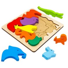 Сортер/Конструктор "Животные" Logic Toys