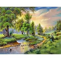 Картина по номерам Река. Лес 40х50 см Hobby Home