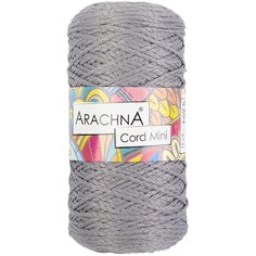 Пряжа ARACHNA Cord Mini 100 % полиэфир 3 шт. х 75 г +- 10 г 200 м +- 10 м N03 св. серый