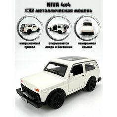 Металлическая машинка инерционная "Нива 4х4" (NIVA) Внедорожник Нет бренда