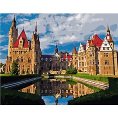 Картина по номерам Пруд у замка 40х50 см Hobby Home