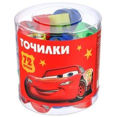 Точилка пластиковая «Круглая», микс, Тачки Disney