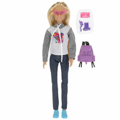 Кукла карапуз 66302-21-S-BB София с рюкзаком, 29 см