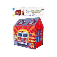 Палатка игровая (102х95х72см) "Пожарная станция"(в коробке) (Арт. 8722) Рыжий кот
