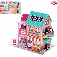 Конструктор 3D из пенокартона "Торговый центр", 22 детали Unicon