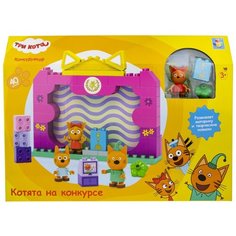 Конструктор 1 TOY Три кота Т20772 Котята на конкурсе, 40 дет.