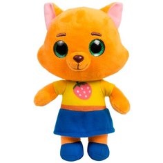 Мягкая игрушка РОСМЭН Кошечки-Собачки Буся со звуком, 25 см, оранжевый
