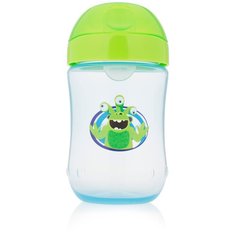 Поильник-непроливайка Dr. Browns Soft-Spout Toddler Cup TC91003/TC91004, 270 мл голубой с салатовой крышкой
