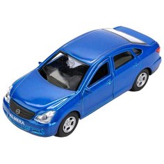 Легковой автомобиль ТЕХНОПАРК Nissan Almera (SB-17-47-NA(N)-WB), 12 см, синий