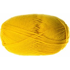 Пряжа Камтекс Аргентинская шерсть желтый (104), 100%шерсть, 200м, 100г, 1шт