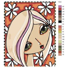 Картина по номерам Т312 "Кукла Мила" 40х50 Brushes Paints