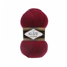 Пряжа "Lanagold 800" 49% шерсть, 51% акрил 730м/100гр (390) Alize