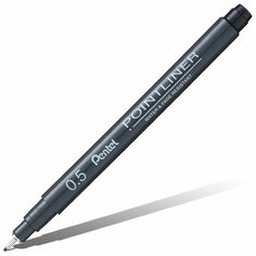 Линер Pentel Pointliner 0.5mm Black S20P-5A