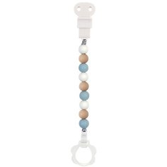 Держатель Nattou для фиксации соски Pacifinder Lapidou white-beige-blue 877602