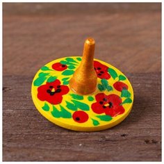 Волчок расписной, мини, микс Деревянные Игрушки