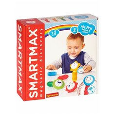 Магнитный конструктор SmartMax Мой первый набор погремушек, 8 деталей, BONDIBON
