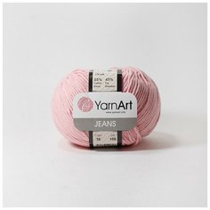 Пряжа YarnArt Jeans (Джинс) 36 розовый 55% хлопок, 45% полиакрил 50г 160м 5шт
