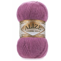 Пряжа для вязания ALIZE Angora Gold, 100г, 550м (80%акрил, 20%шерсть) ТУ, 5 мотков