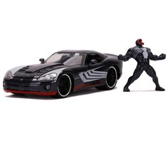 Набор Hollywood Rides Машинка с Фигуркой 2.75" 1:24 2008 Dodge Viper SRT10 W/Venom Figure (Marvel) 31750 Jada Toys