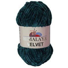 Пряжа Himalaya Velvet 048 (морская волна) 5 шт.