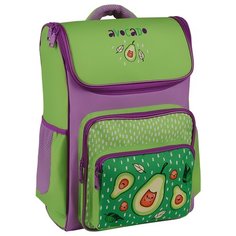 ArtSpace ранец Happy School Happy Avocado, зеленый/фиолетовый Спейс
